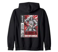 Oda Nobunaga Samurai Signore della Guerra Giapponese Sengoku Felpa con Cappuccio