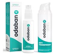 odaban® Set antitraspirante anti-sudorazione intensa | antitraspirante spray + gel contro gli schiwtzen sul viso, piedi di formaggio, sudore delle mani, sudore delle ascelle