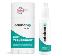 odaban® Set Antitraspirante & Deodorante - Spray + Stick | contro sudore e odori per ascelle, mani e piedi | protezione quotidiana lunga durata | profumo delicato unisex