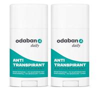 odaban® Stick Antitraspirante 2 x 60 g | Deodorante anti-odore unisex | Protezione quotidiana per ascelle, mani & piedi | Formula senza profumo, pelle sensibile