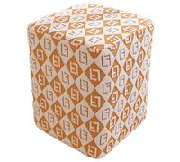 Odaima Copri/Fodera per Pouf Poggiapiedi Quadrato 50x50/40x40/60x60/80x80/100x100cm Elasticizzato Jacquard Copertura Dell'Ottomano con Fondo Elastico Copri Sgabello Protettore(Color7,65x65x45cm)