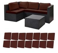 Odaima Copriseduta Divano Elasticizzato 1/2/3/4/6/8/12/14 Pezzi - Fodere Universali per Divani Interni ed Esterni, Copricuscini per Patio, Lavabile Protezione per Mobili(Caffè,14pcs)