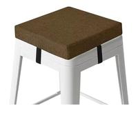 Odaima Cuscini Quadrato per Sgabello da Bar 30/40/45/50 cm Cuscino per Sedie da Cucina da Pranzo da Ufficio,Spessore 3/5/8cm,per Sgabelli Giardino，Interni,Casa,Soggiorno(Caffè,40x40x5cm)