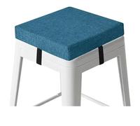 Odaima Cuscini Quadrato per Sgabello da Bar 30/40/45/50 cm Cuscino per Sedie da Cucina da Pranzo da Ufficio,Spessore 3/5/8cm,per Sgabelli Giardino，Interni,Casa,Soggiorno(Blu navy,40x40x8cm)