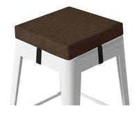 Odaima Cuscini Quadrato per Sgabello da Bar 30/40/45/50 cm Cuscino per Sedie da Cucina da Pranzo da Ufficio,Spessore 3/5/8cm,per Sgabelli Giardino，Interni,Casa,Soggiorno(Caffè scuro,40x35x8cm)
