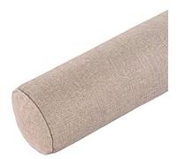 Odaima Cuscino Cilindrico per Letto/Divano/Yoga,Cervicale Rotolo Cilindro Cuscino Lungo 40/50/60/70/80/90/100/120 cm,Ergonomico Gambe,Schiena Supporto(Light khaki,20x140cm)