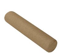 Odaima Cuscino Rotondo Cilindrico con Chiusura Cervicale Rotolo Cilindro Cuscino,Memory Foam Ergonomico per Cervicale, Cilindrico per Letto Divano,Gambe,Schiena(Caffè,12cmx60cm)