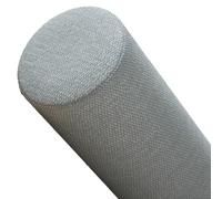 Odaima Rotondo Cuscino Cervicale 15x40/20x70/20x100cm Memory Foam Cuscino Cilindrico Lungo, Supporto Rimovibile Cervicale/Lombare, per Letto, Divano,Yoga,Lombare,Gamb(Grigio,20cmx90cm)