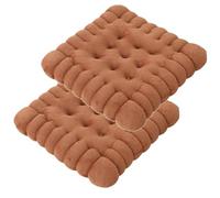 Odaima Set 4/2/1 Cuscini Biscotto per Sedia da Cucina,40x42cm Confortevole Cuscini Coprisedia da Pranzo,Velluto di Cristallo,Lavabili Cuscino per sedie per Cucina Interna(Color 4,40x42cm2pcs)