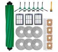 Odashen 21 pezzi di ricambio per iRobot Roomba Plus 505/405 Combo Accessori per aspirapolvere, 1 spazzola principale, 6 spazzole laterali, 3 filtro, 6 panni per mocio, 4 sacchetti per la polvere, 1