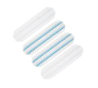 Odashen 4 Pezzi Panno di Ricambio per Mocio Vileda H2PrO per O-Cedar H2PrO Flat Mop, Panni in Microfibra di Ricambio Lavabili e Riutilizzabili, Rimuove Lo Sporco Ostinato, Facile Fissaggio al Telaio