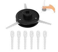Odashen 4002 710 2189 Testina di ricambio per Stihl FS44 FS55 FS56 FS70 FS80 FS83 FS85 FS90 100RX FS110 FS120 FS130 FS200 FS250 KM55 KM56 KM 85 KM90. Tagliabordi KM110 KM130 + FS-KM (9 lame)