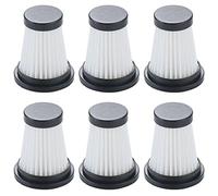 Odashen Filtri per MOOSOO K12, K12 PRO, K13 aspirapolvere Senza Fili per Genius Invictus One 1.0 X7 2.0 aspirapolvere (6 Pezzi)