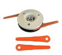 Odashen Testina di ricambio per decespugliatore con 2 lame di ricambio per STIHL FS56 FS70 FS89 FS91 FS94 FS111 FS120 FS131 FS235 FS250 FR235 FR131 FS240 FSA90 FSA130 FSA135 Sostituire 4 002 8 20 2300