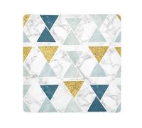 ODAWA Anti-graffio Obiettivo Della Macchina Fotografica Wrap Triangoli Geometrici Marmo Panno Autoadesivo 55,1 x 55,1 cm Borsa Cosmetica Portatile per Viaggi