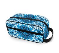 ODAWA Borsa da toilette unisex da appendere, con forme astratte, ombre, organizer da viaggio, resistente all'acqua, borsa da barba per articoli da toeletta, Forme astratte Sfumature, Taglia unica