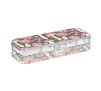 ODAWA Custodia per pennarelli a forma di funghi, in plastica nera trasparente, per Classrrom 21,1 cm L x 7,6 cm L x 4,8 cm H
