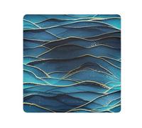 ODAWA Custodia protettiva per fotocamera blu scuro turchese panno autoadesivo 45 x 45 cm borsa cosmetica portatile per viaggi