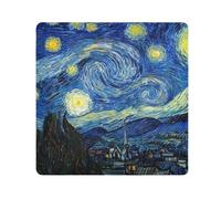 ODAWA Custodia protettiva per macchina fotografica, blu notte stellata, autoadesiva, borsa cosmetica portatile per viaggi, 35,1 x 35,1 cm