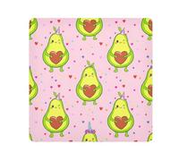 ODAWA Cute Avocados Happy Faces 55,1 x 55,1 cm panno autoadesivo antigraffio obiettivo della fotocamera, protezione lente per fotocamera