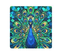 ODAWA Cute Unicorn Donuts Pink 35,1 x 35,1 cm panno autoadesivo pellicola protettiva per fotocamera, Retro Verde Pavone, 21.7x21.7in, Retro Verde Pavone