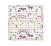 ODAWA Cute Unicorns Rainbows 35,1 x 35,1 cm panno autoadesivo antigraffio Lens Wrap, protezione obiettivo per fotocamera