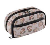 ODAWA Leopard Pink - Organizer per cancelleria scolastica ad alta capacità, per studenti universitari, 21,1 x 7,9 x 12,4 cm