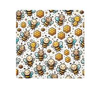 ODAWA Magic Cloth Bag 17.7 pollici, api volanti e nido d'ape, aperta e piatta, facile da riporre in panno magico per fotocamera, tablet, laptop