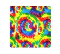 ODAWA Magic Cloth Makeup Bag Tie Dye Spiral Red Makeup Wrap Cloth Bag, lavabile Lens Pouch per fotocamera, laptop, cosmetici 45 x 45 cm