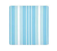 ODAWA Magic Cosmetics Pouch 45 cm, strisce verticali blu chiaro bianco trucco Wrap panno sacchetto sacchetto di panno involucro