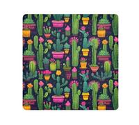 ODAWA Magic Makeup Bag 45 cm, graziosa pianta di cactus verde magica autoadesiva panno protettivo per riporre oggetti, panni leggeri per obiettivo della fotocamera