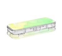 ODAWA Organizer per penne ad acquerello, verde pastello, scatole di plastica per viaggi, 21,1 cm di lunghezza x 7,6 cm di larghezza x 4,8 cm di altezza