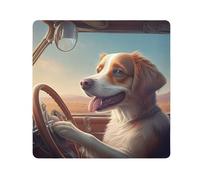 ODAWA Panni autoadesivi 35,1 x 35,1 cm carino cane guida auto pieghevole involucro protettivo leggero pieghevole involucro per accessori fotocamera