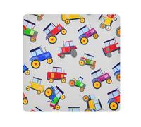 ODAWA Panni autoadesivi colorati con trattori 35 x 35 cm, organizer da viaggio per trucchi, magici panni autoadesivi per fotocamera, obiettivo, computer portatile