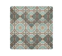 ODAWA Panno autoadesivo 35,1 x 35,1 cm floreale verde acqua pieghevole involucro protettivo leggero pieghevole involucro per accessori per fotocamera