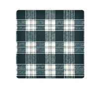 ODAWA Panno autoadesivo 35,1 x 35,1 cm verde scuro plaid morbido riutilizzabile panno magico autoadesivo per fotocamera, obiettivo, computer portatile