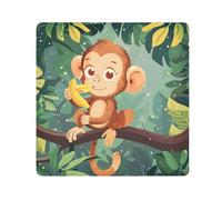 ODAWA Panno autoadesivo 45 x 45 cm divertente scimmia banane pellicola protettiva per fotocamera e obiettivo