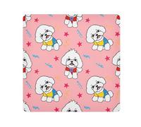 ODAWA Panno autoadesivo 55,1 x 55,1 cm Carino Cartoon Cani Multiuso Wrap Panno Leggero Pieghevole Wrapper per Accessori Fotocamera