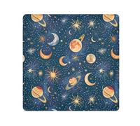 ODAWA Panno autoadesivo 55,1 x 55,1 cm colorato, stelle, luna, pianeti, morbido panno riutilizzabile anti graffio attrezzature Wrap Pouch Storage