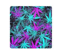 ODAWA Panno autoadesivo 55,1 x 55,1 cm foglie di cannabis panno multiuso involucro leggero pieghevole involucro per accessori fotocamera