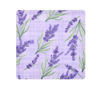 ODAWA Panno autoadesivo a quadri color lavanda ad acquerello 55 x 55 cm borsa da viaggio organizer leggero pieghevole involucro per accessori per fotocamera