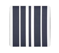 ODAWA Panno autoadesivo retrò plaid antigraffio lenti avvolgimento anti graffio attrezzature Wrap Storage Pouch, Strisce Blu Navy Bianco, 17.7x17.7in, Strisce Blu Navy Bianco