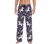 ODAWA Pantaloni da pigiama da uomo tribali vintage alti larghi