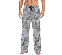 ODAWA Pantaloni del pigiama da uomo con coniglietti e carote, comodi pantaloni della tuta da jogging con tasche