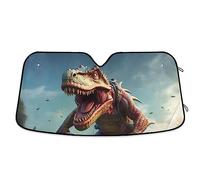 ODAWA Parabrezza auto parasole dinosauro giro bicicletta pieghevole parasole blocca i raggi UV mantenere il veicolo fresco