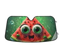 ODAWA Parasole per parabrezza auto, estivo, anguria, pieghevole, blocca i raggi UV e protegge la tua auto, anguria estiva