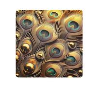 ODAWA Peacock Feathers - Panno autoadesivo per obiettivo della fotocamera, 35,1 x 35,1 cm