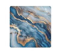 ODAWA Pellicola protettiva per fotocamera, in tessuto autoadesivo blu e oro, 55 x 55 cm, borsa cosmetica portatile per viaggi