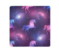 ODAWA Pellicola protettiva per obiettivo, con unicorni e galassie, panno autoadesivo magico per fotocamera, obiettivo, computer portatile, 35 x 35 cm