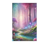 ODAWA Set di 1 strofinacci per lavare i piatti, asciugamani per le mani, regali di inaugurazione della casa per la nuova casa, colore viola